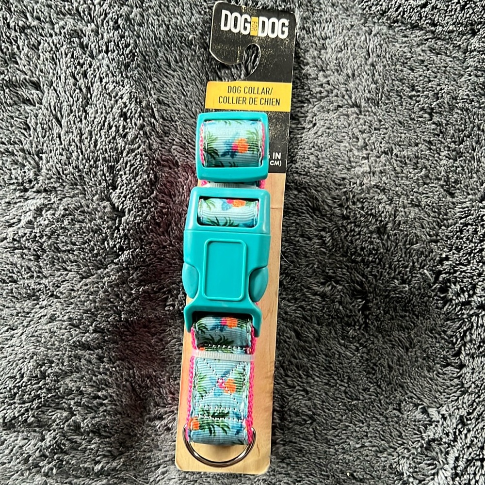 NWT Dog for Dog - Dog Collar - Large - Pineapple Print